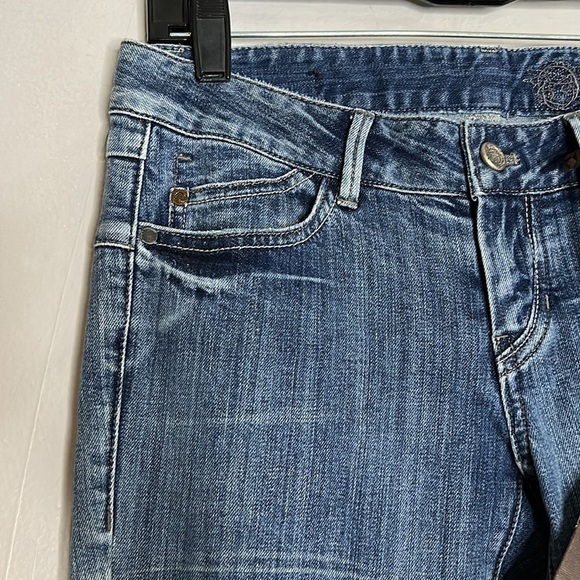 Allan J Unique Denim Sample distressed skinny jeans women’s 26 new w tags - Picture 3 of 10